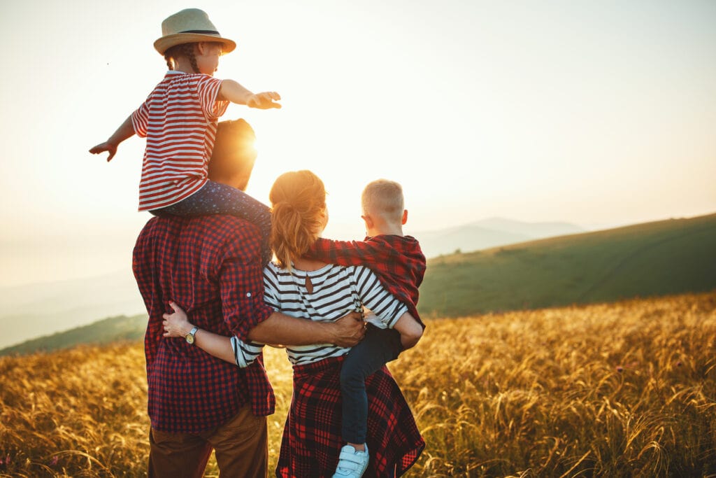 Canadian family without debt